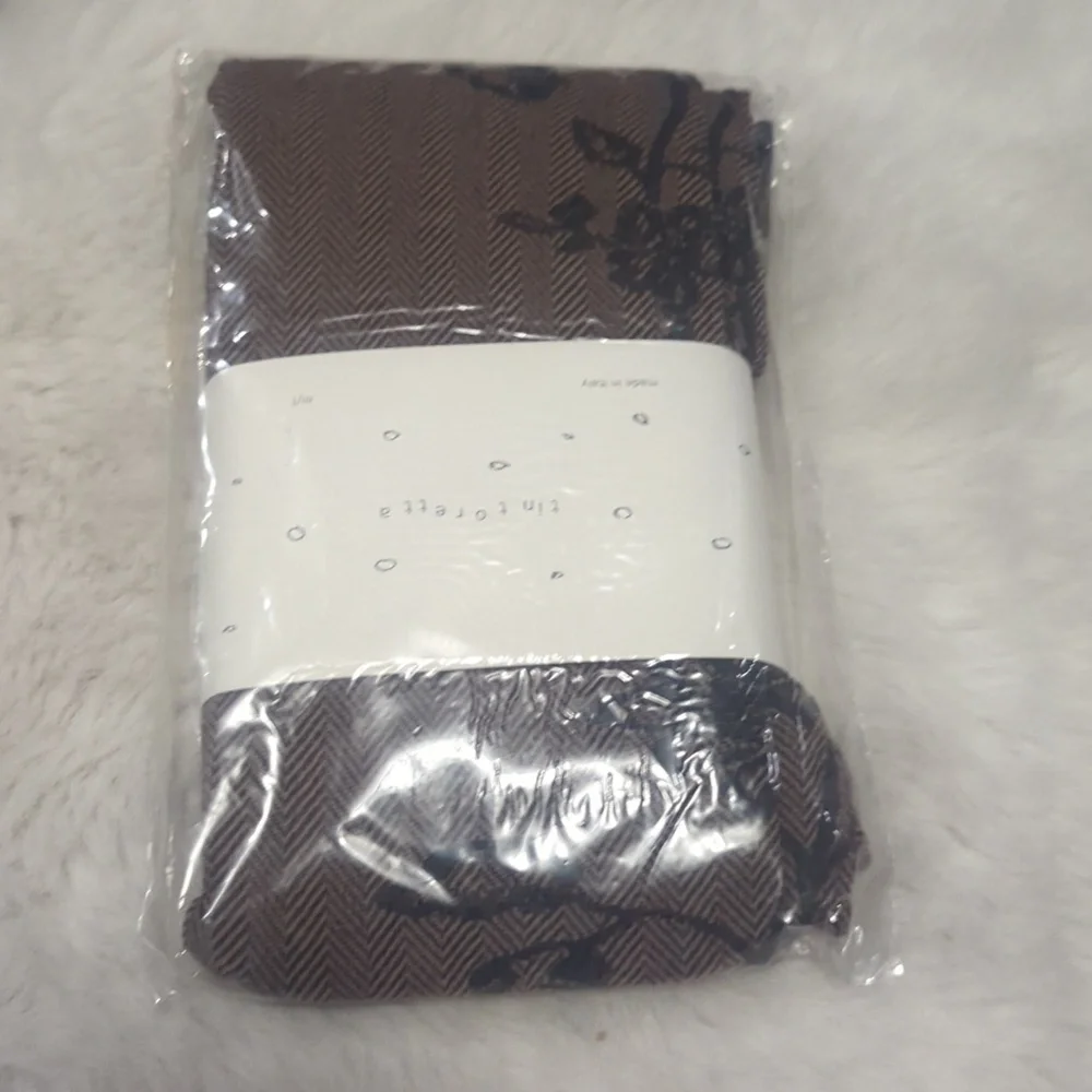 ANTHROPOLOGIE Tintoretta  Floral Print Tights / Stockings ~ NWT